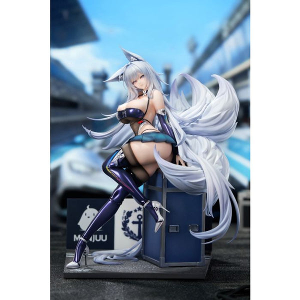 Shinano – Moonlit Chrome Ver. (Roaring Silver Wheel Ver.) | Azur Lane | 1/7 Scale Figure + LED Display Box